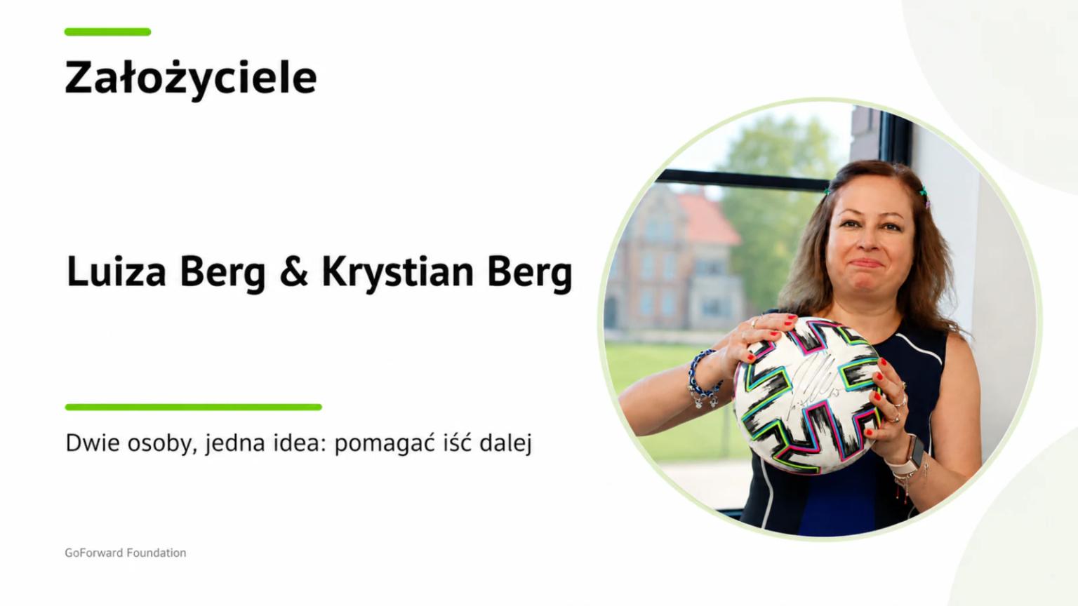 Założyciele GoForward Foundation — Luiza Berg i Krystian Berg